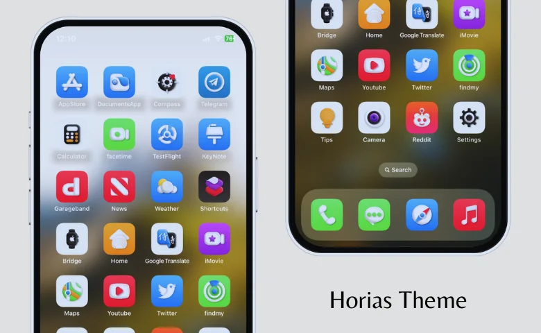 Horias Theme for iOS 16 devices