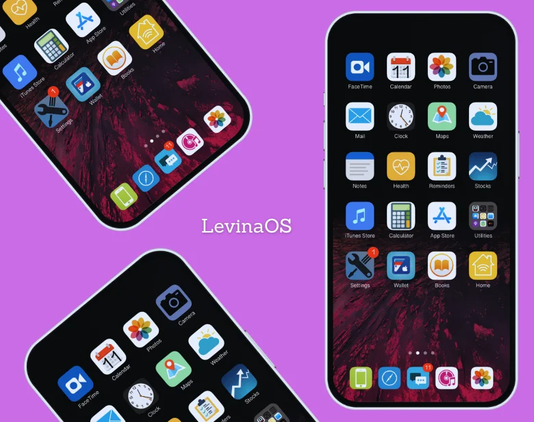 LevinaOS SnowBoard Theme for iOS 14